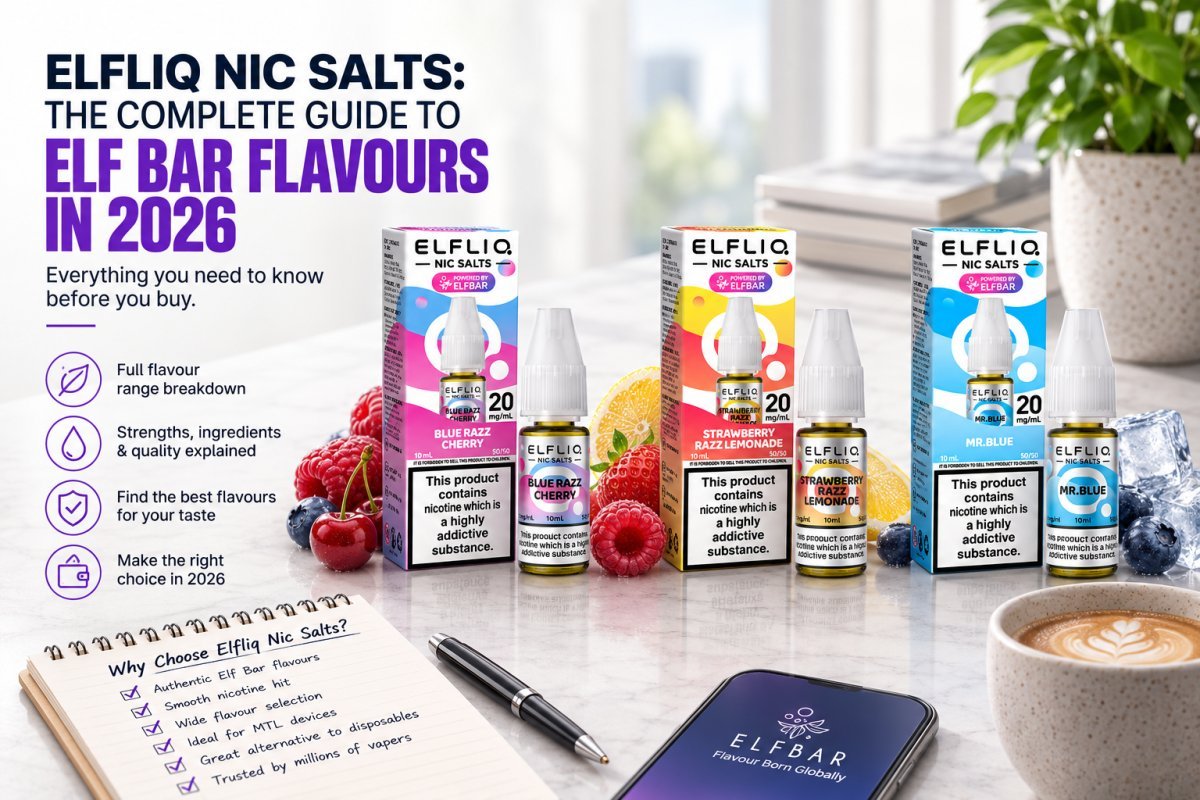 Elfliq Nic Salts: The Complete Guide to Elf Bar Flavours in 2026 - UK Vape Sales