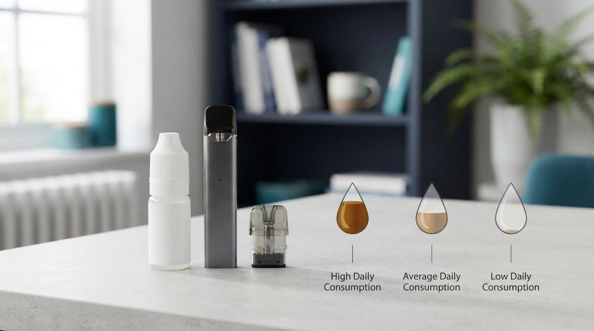How Long Does a 10ml E-liquid Bottle Last? UK 2026 Guide - UK Vape Sales
