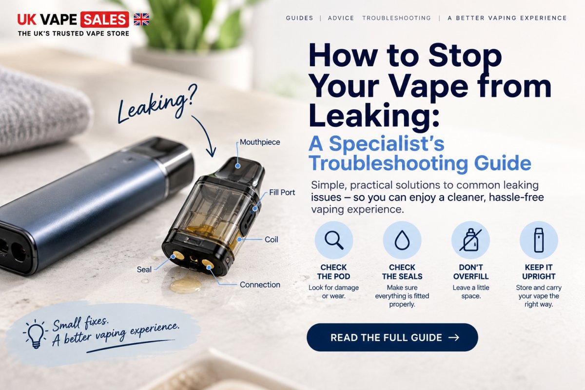 How to Stop Your Vape from Leaking: A Specialist’s Troubleshooting Guide