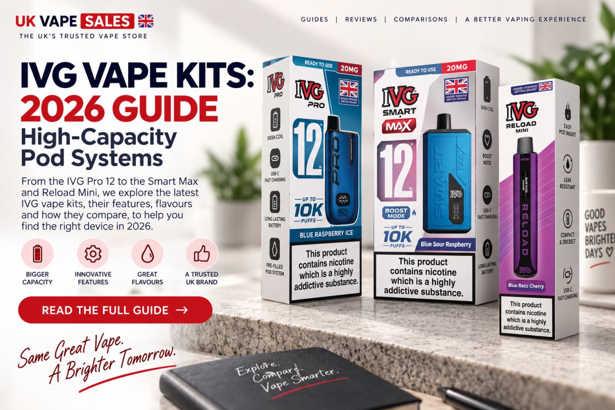 IVG Vape Kits: The 2026 Guide to High-Capacity Pod Systems