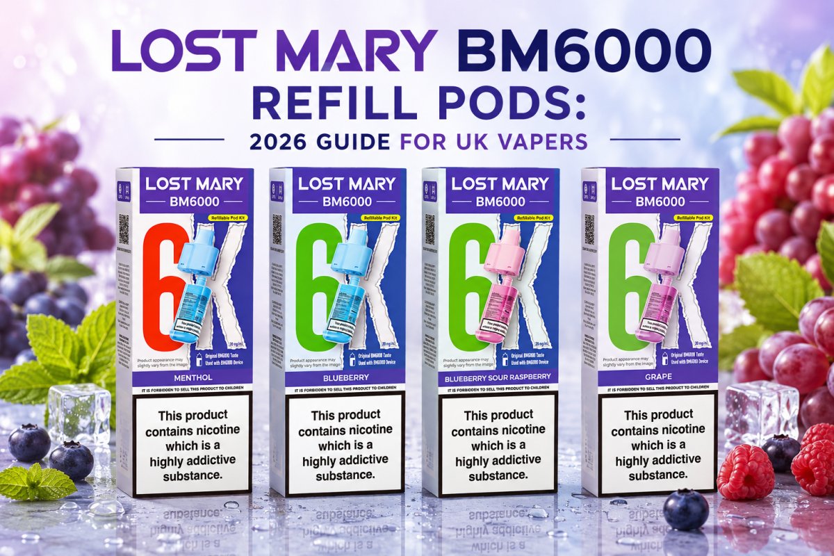 Lost Mary BM6000 Refill Pods: 2026 Guide for UK Vapers - UK Vape Sales