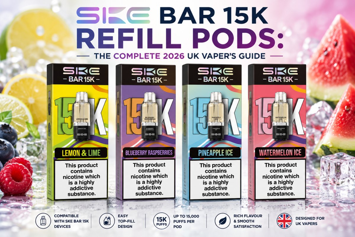 SKE Bar 15K Refill Pods: The Complete 2026 UK Vaper’s Guide