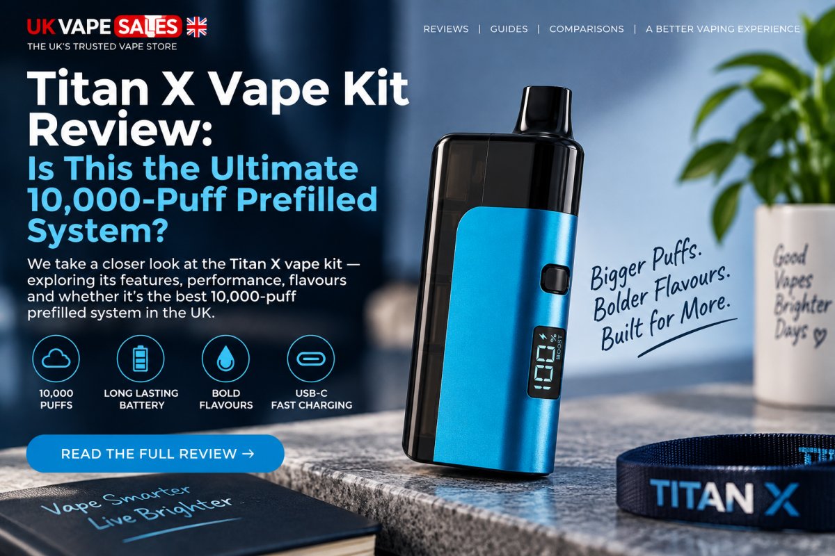 Titan X Vape Kit Review: Is This the Ultimate 10,000-Puff Prefilled System?