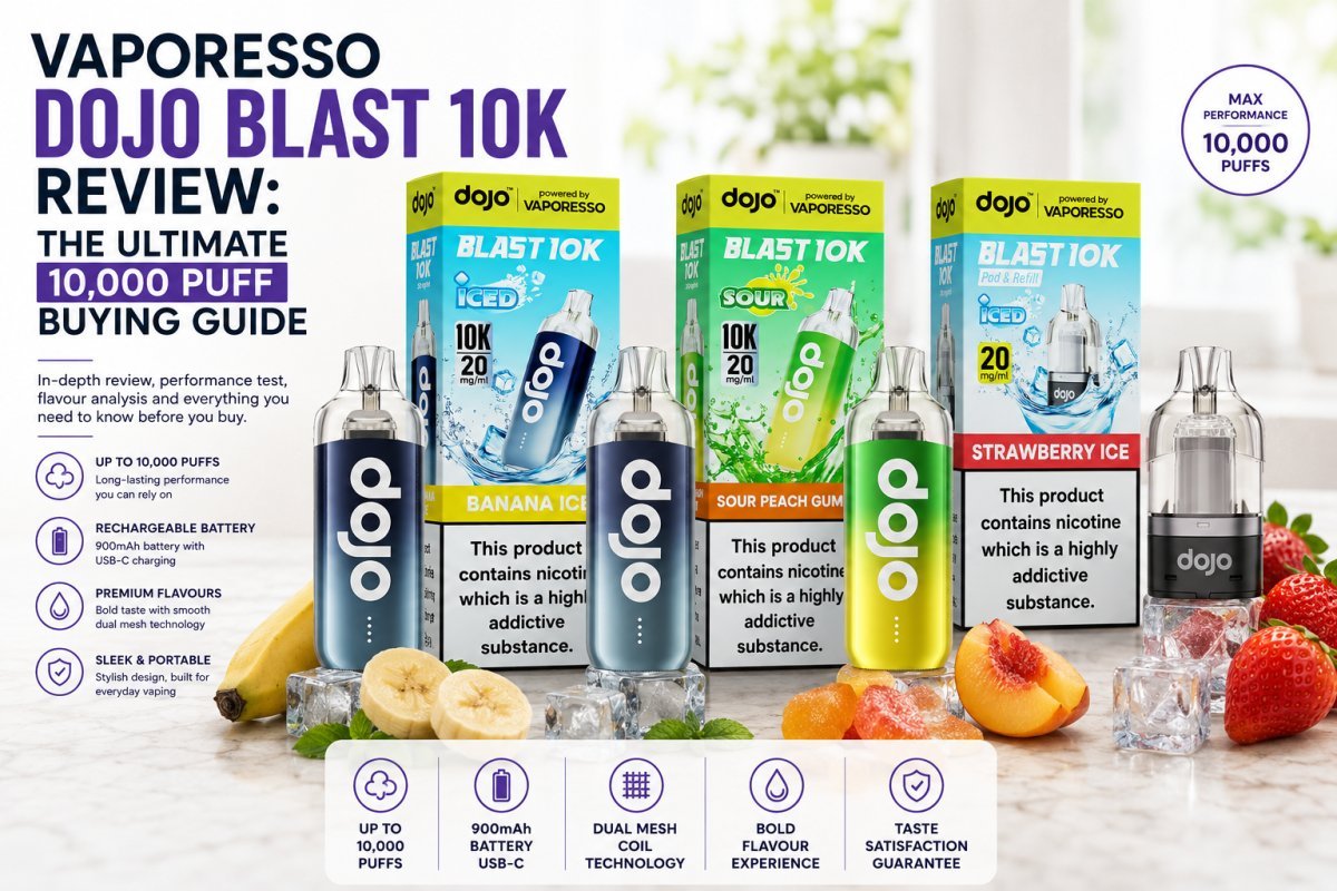Vaporesso Dojo Blast 10k Review: The Ultimate 10,000 Puff Buying Guide - UK Vape Sales