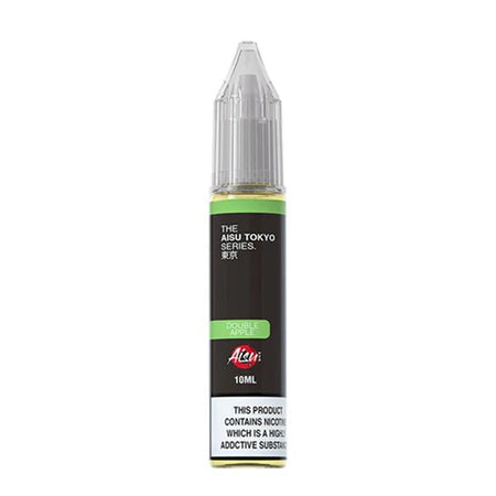 Aisu Tokyo Nic Salts double apple 10ml nic salt bottle on a white background - uk vape sales