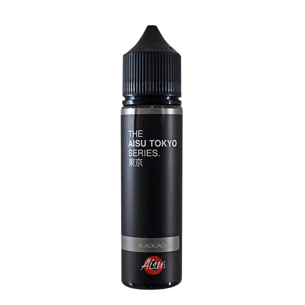 Aisu Tokyo E-Liquid blackjack 50ml shortfill bottle on white background - uk vape sales