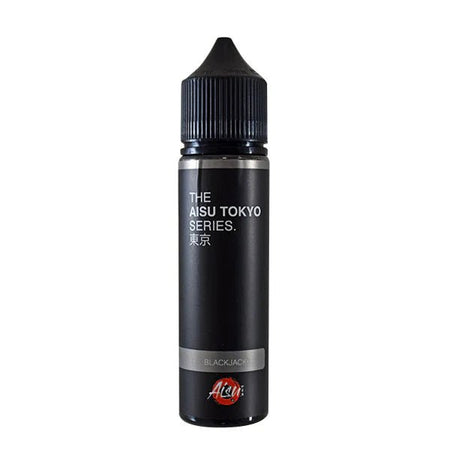 Aisu Tokyo E-Liquid blackjack 50ml shortfill bottle on white background - uk vape sales