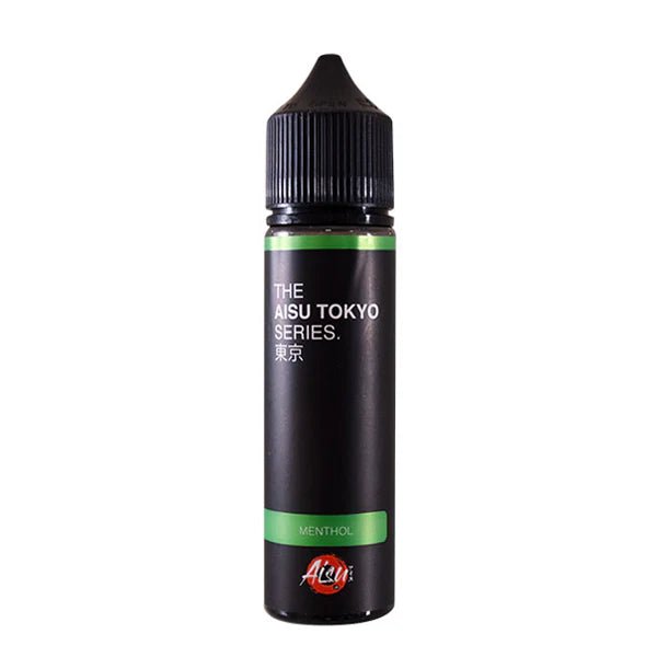 Aisu Tokyo E-Liquid menthol 50ml shortfill bottle on white background - uk vape sales