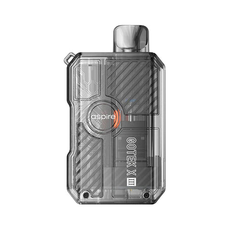 Aspire Gotek X3 Vape Kit - Black Kit On White Background - UK Vape Sales