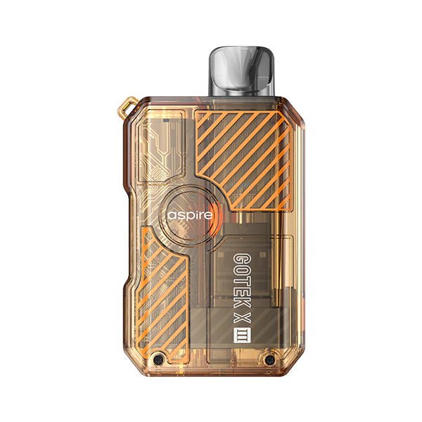 Aspire Gotek X3 Vape Kit - Orange Kit On White Background - UK Vape Sales
