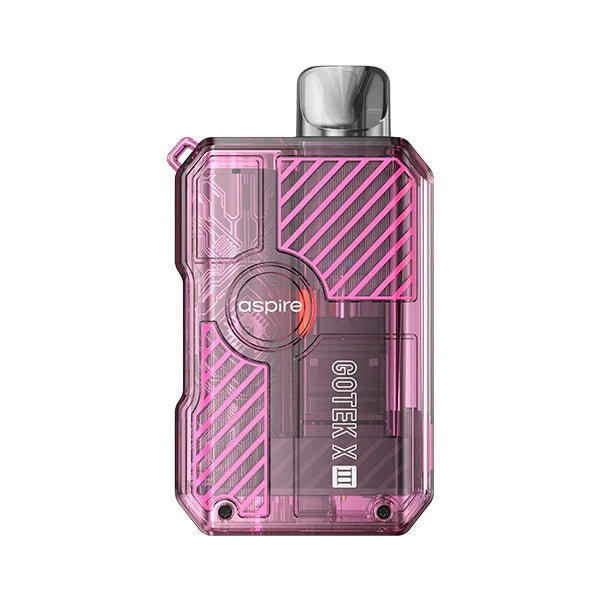 Aspire Gotek X3 Vape Kit - Pink Kit On White Background - UK Vape Sales