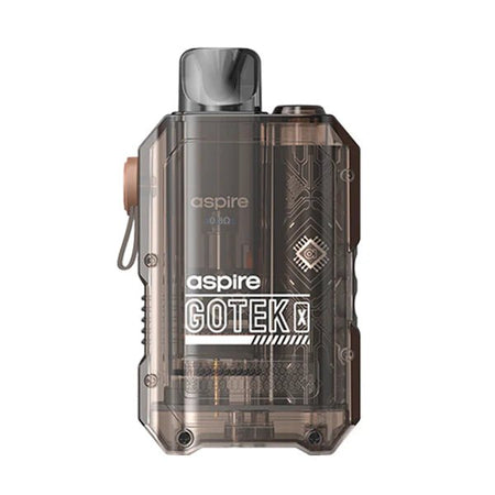 Aspire Gotek X Vape Kit - Translucent Amber Kit On White Background - UK Vape Sales