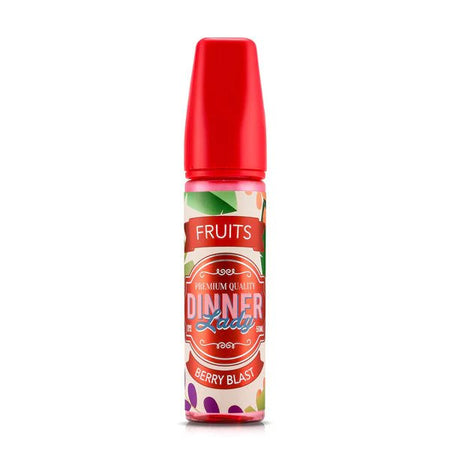 Dinner Lady E-Liquid Berry Blast Fruits 50ml shortfill bottle on a white background - UK vape sales