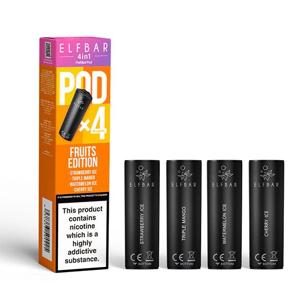 Elf Bar 4 in 1 Refill Pods | Next Day Delivery UK Vape Sales Elf Bar 4 in 1 Refill Pods | Next Day Delivery UK Vape Sales