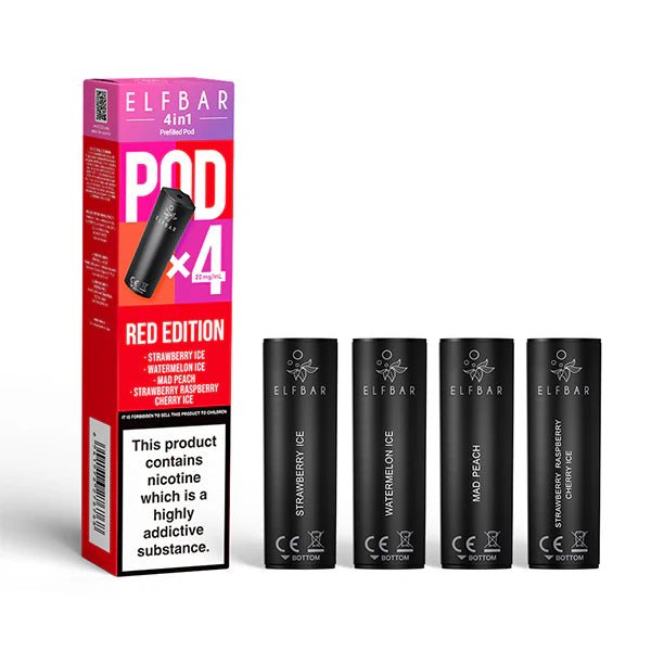 Elf Bar 4 in 1 Refill Pods | Next Day Delivery UK Vape Sales Elf Bar 4 in 1 Refill Pods | Next Day Delivery UK Vape Sales