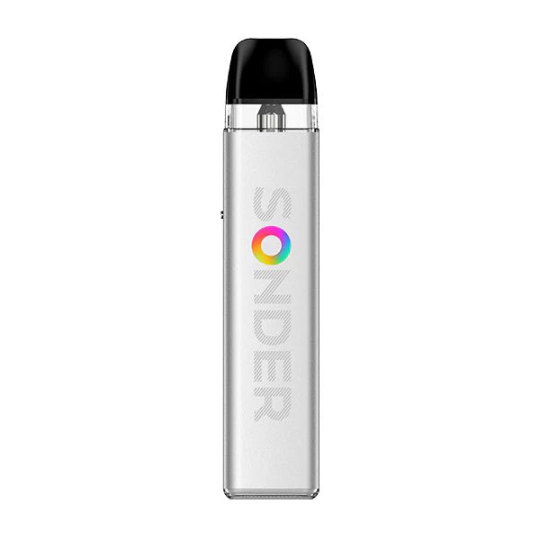 GeekVape Sonder Q 2 Vape Kit Moonlight Silver Kit On White Background- UK Vape Sales