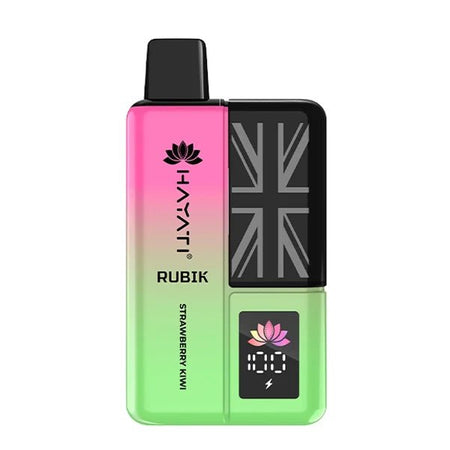 Hayati Rubik 7000 vape kit strawberry kiwi device on a white background - uk vape sales
