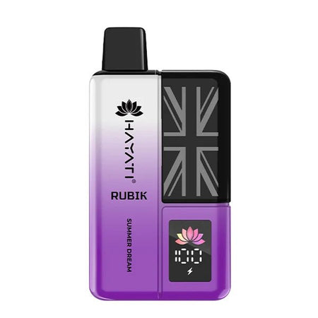 Hayati Rubik 7000 vape kit summer dream device on a white background - uk vape sales