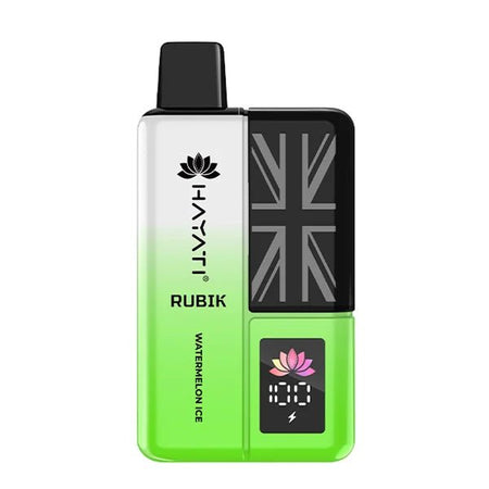 Hayati Rubik 7000 vape kit watermelon ice device on a white background - uk vape sales