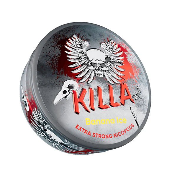Killa Nicotine Pouches Banana Ice Nicotine Pouch - UK Vape Sales