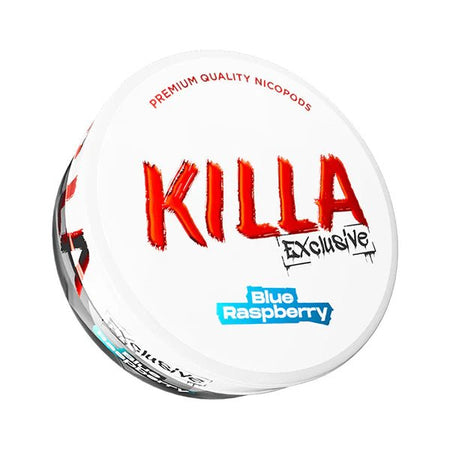 Killa Exclusive Nicotine Pouches Blue Raspberry Nicotine Pouch - UK Vape Sales