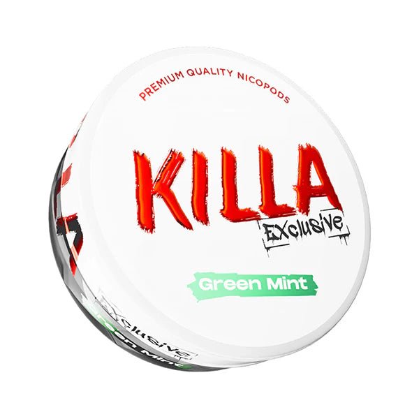 Killa Exclusive Nicotine Pouches Green Mint Nicotine Pouch - UK Vape Sales