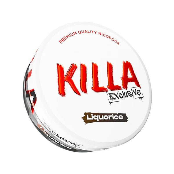 Killa Exclusive Nicotine Pouches Liquorice Nicotine Pouch - UK Vape Sales