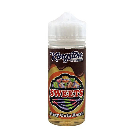 Kingston Sweets E-Liquid fizzy cola bottle 100ml shortfill bottle on a white background - UK vape sales