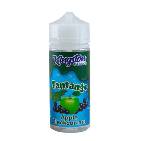 Kingston Fantango E-Liquid apple blackcurrant 100ml e-liquid bottle on a white background - UK vape sales
