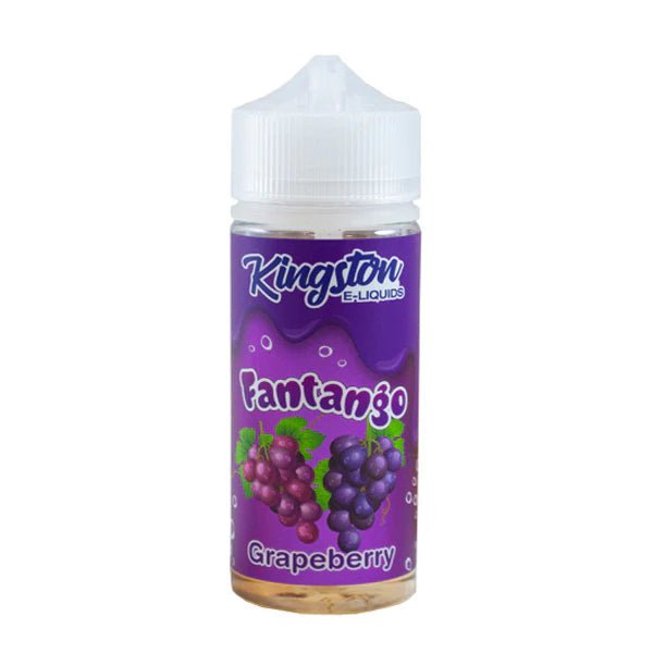 Kingston Fantango E-Liquid grapeberry 100ml e-liquid bottle on a white background - UK vape sales