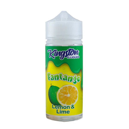 Kingston Fantango E-Liquid lemon & lime 100ml e-liquid bottle on a white background - UK vape sales