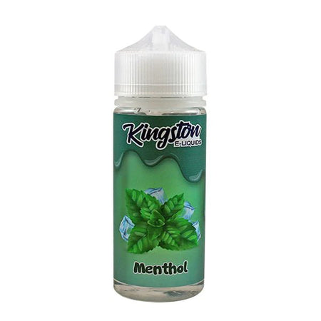 Kingston Chill E-Liquid menthol chill 100ml shortfill bottle on a white background - uk vape sales