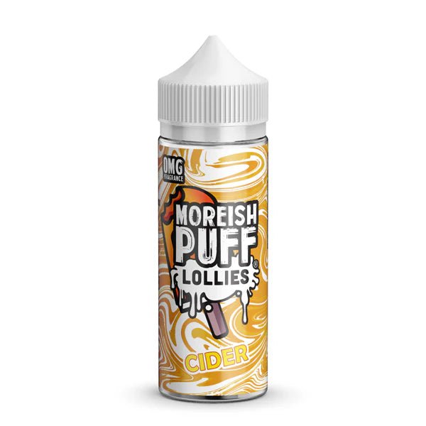 Moreish Puff Lollies E-Liquid cider lollies 100ml e-liquid on a white background - uk vape sales