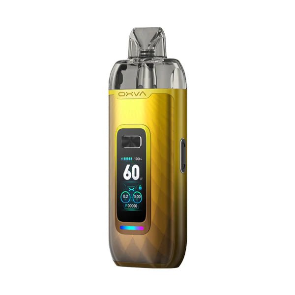OXVA Vprime Vape Kit glorious gold pod kit on white background - UK Vape Sales