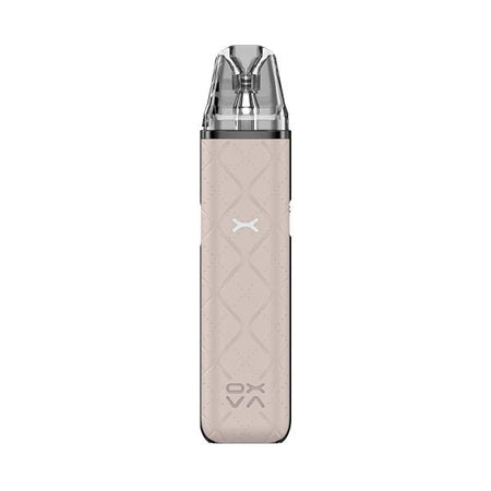 OXVA Xlim Go Vape Kit light brown pod kit on white background - UK Vape Sales