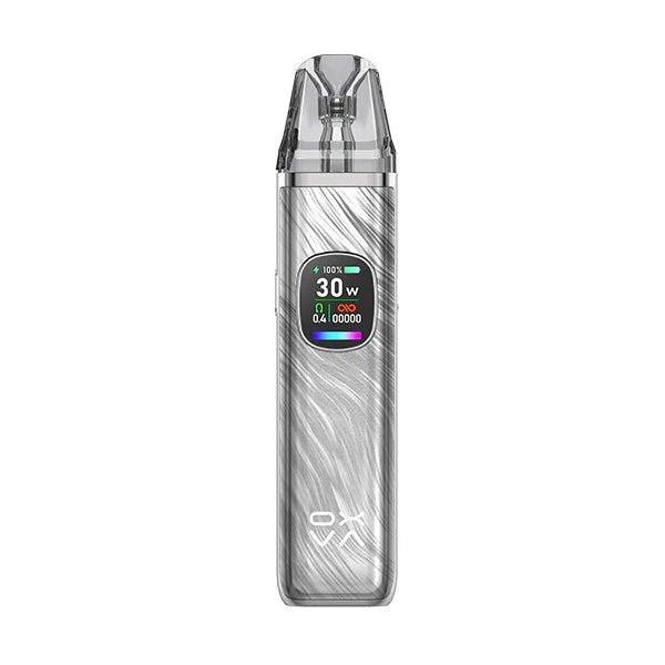 OXVA Xlim Pro 2 Vape Kit platinum grey pod kit on white background - UK Vape Sales