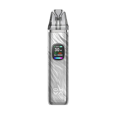 OXVA Xlim Pro 2 Vape Kit platinum grey pod kit on white background - UK Vape Sales