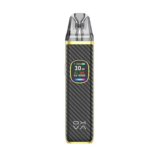 OXVA Xlim Pro 2 Vape Kit black carbon pod kit on white background - UK Vape Sales