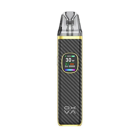 OXVA Xlim Pro 2 Vape Kit black carbon pod kit on white background - UK Vape Sales