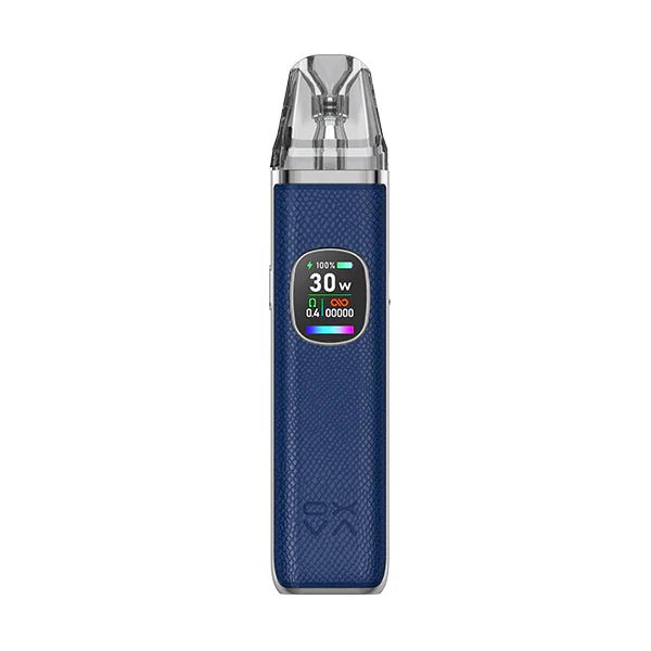 OXVA Xlim Pro 2 Vape Kit blue python pod kit on white background - UK Vape Sales