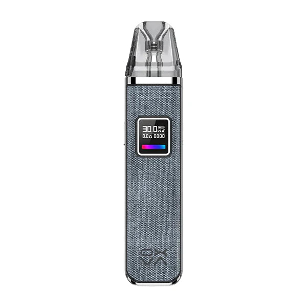 OXVA Xlim Pro Vape Kit denim blue pod kit on white background - UK Vape Sales