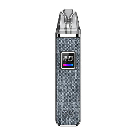 OXVA Xlim Pro Vape Kit denim blue pod kit on white background - UK Vape Sales