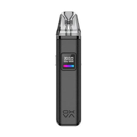 OXVA Xlim Pro Vape Kit grey leather pod kit on white background - UK Vape Sales