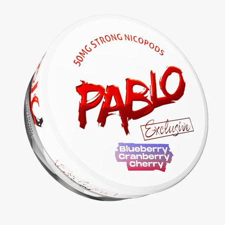 Pablo Exclusive Nicotine Pouches Blueberry Cranberry Cherry Nicotine Pouch - UK Vape Sales