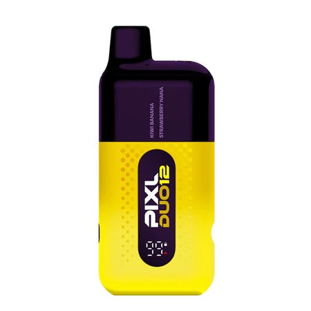 PIXL Duo 12 vape kit yellow edition device on a white background - uk vape sales
