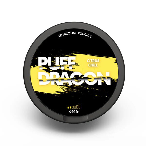 Puff Dragon Nicotine Pouches Citrus Chill 6mg Nicotine Pouch - UK Vape Sales