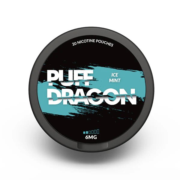 Puff Dragon Nicotine Pouches Ice Mint 6mg Nicotine Pouch - UK Vape Sales