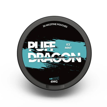 Puff Dragon Nicotine Pouches Ice Mint 6mg Nicotine Pouch - UK Vape Sales
