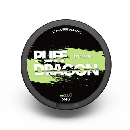 Puff Dragon Nicotine Pouches Spearmint 6mg Nicotine Pouch - UK Vape Sales