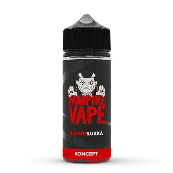 Vampire Vape Koncept E-Liquid bloodsukka 100ml e-liquid bottle on a white background - uk vape sales